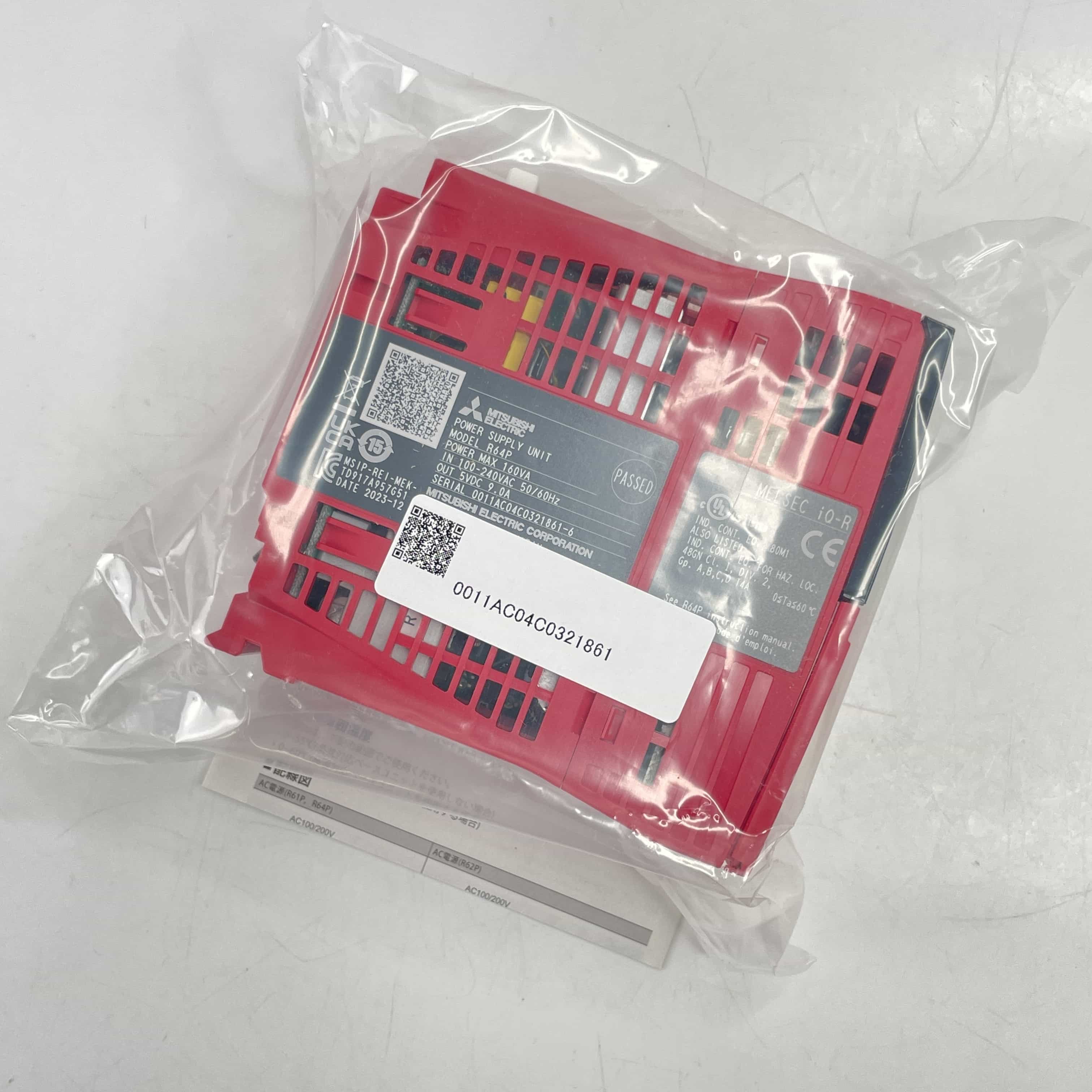 R64P 2023年製 箱破れ有り MELSEC iQ-Rシリーズ 電源ユニット 三菱電機 