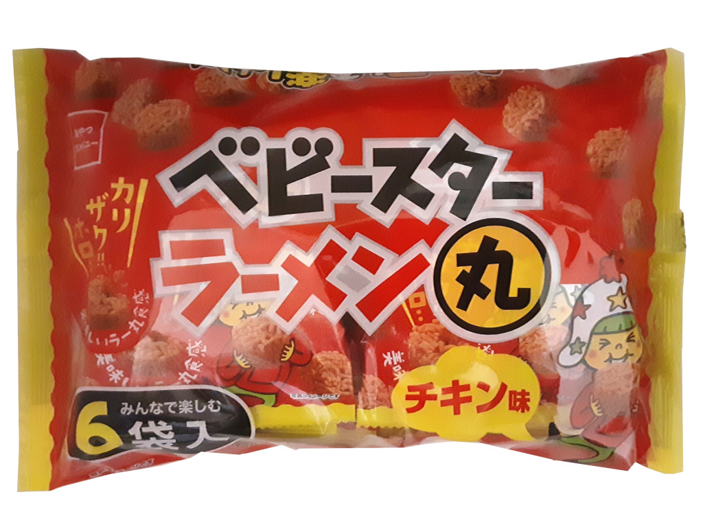 ベビースターラーメン丸チキン味６袋