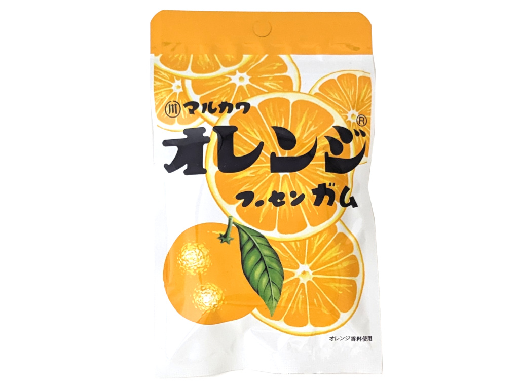 チャック袋オレンジフーセンガム