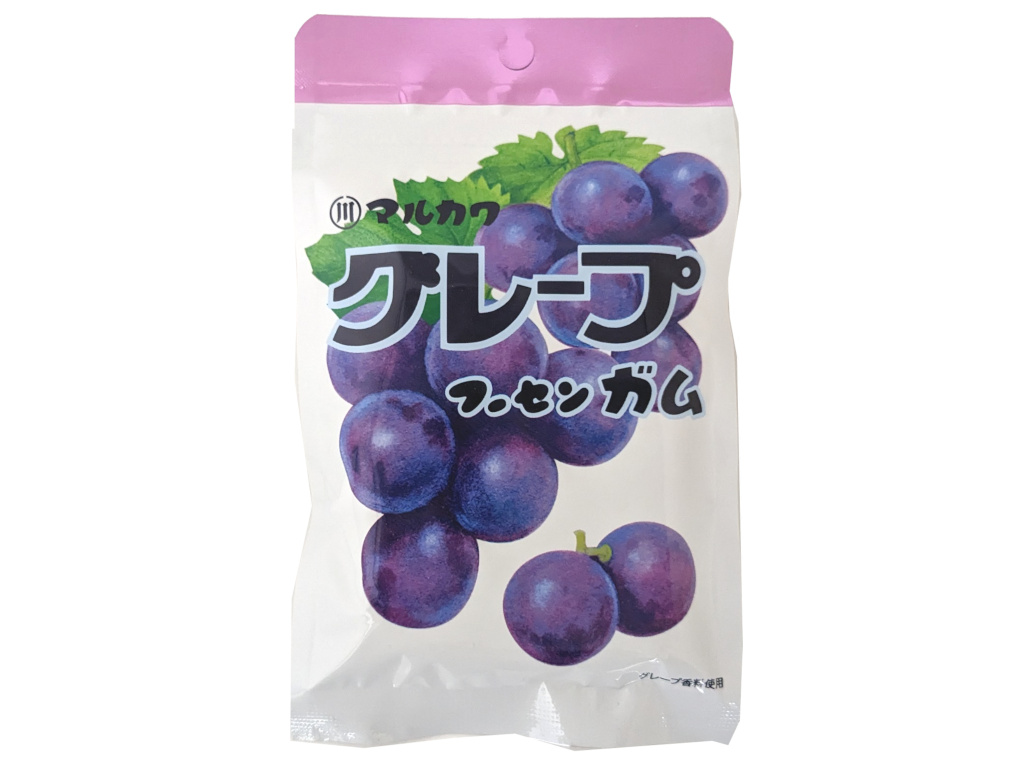 チャック袋グレープフーセンガム