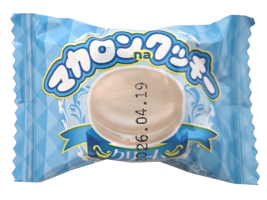 マカロンクッキークリーム１個バラ