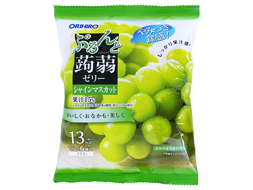 ぷるんと蒟蒻ゼリーシャインマスカット