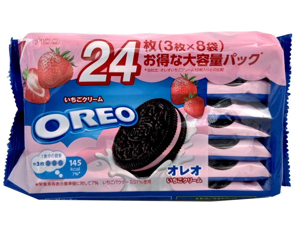 オレオファミリーパックいちごクリーム２４枚