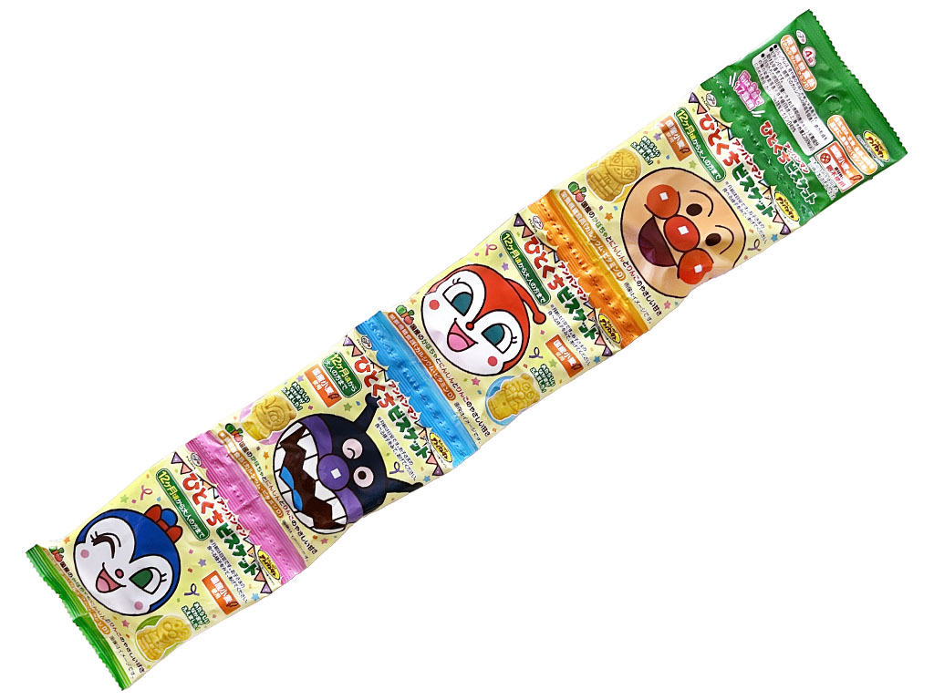 ８０ｇアンパンマンひとくちビスケット４連