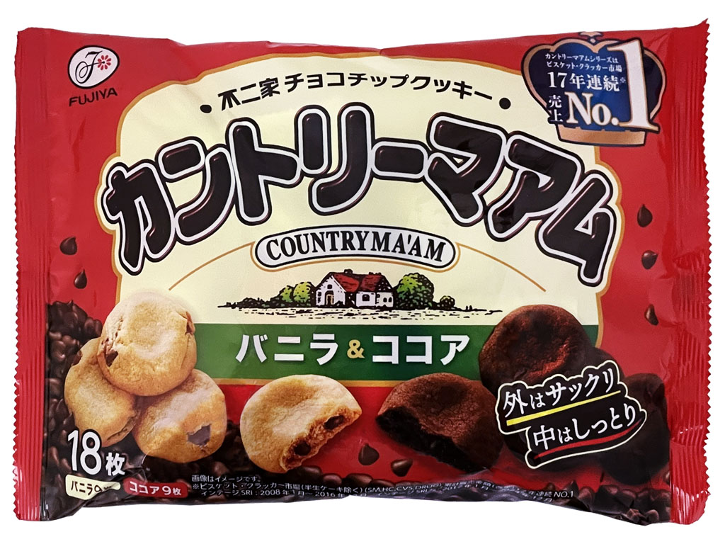 １８枚カントリーマアム（バニラ＆ココア）
