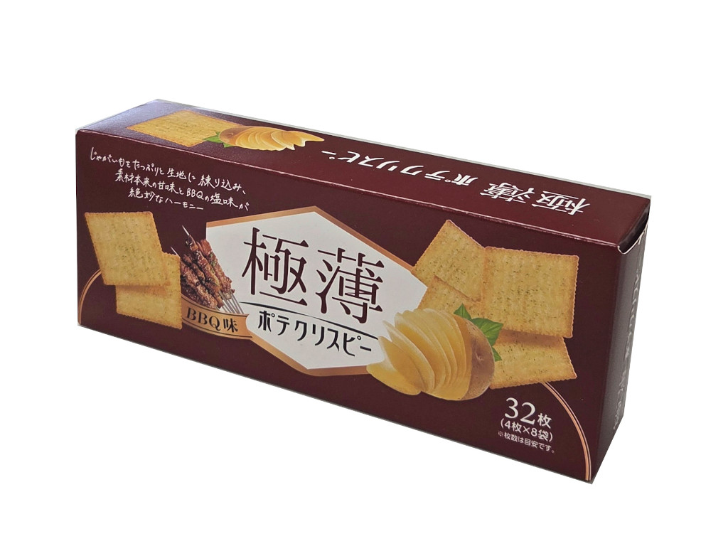 極薄ポテクリスピー焼きＢＢＱ味