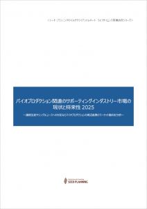 バイオプロダクション関連のサポーティングインダストリー市場の現状と将来性2025