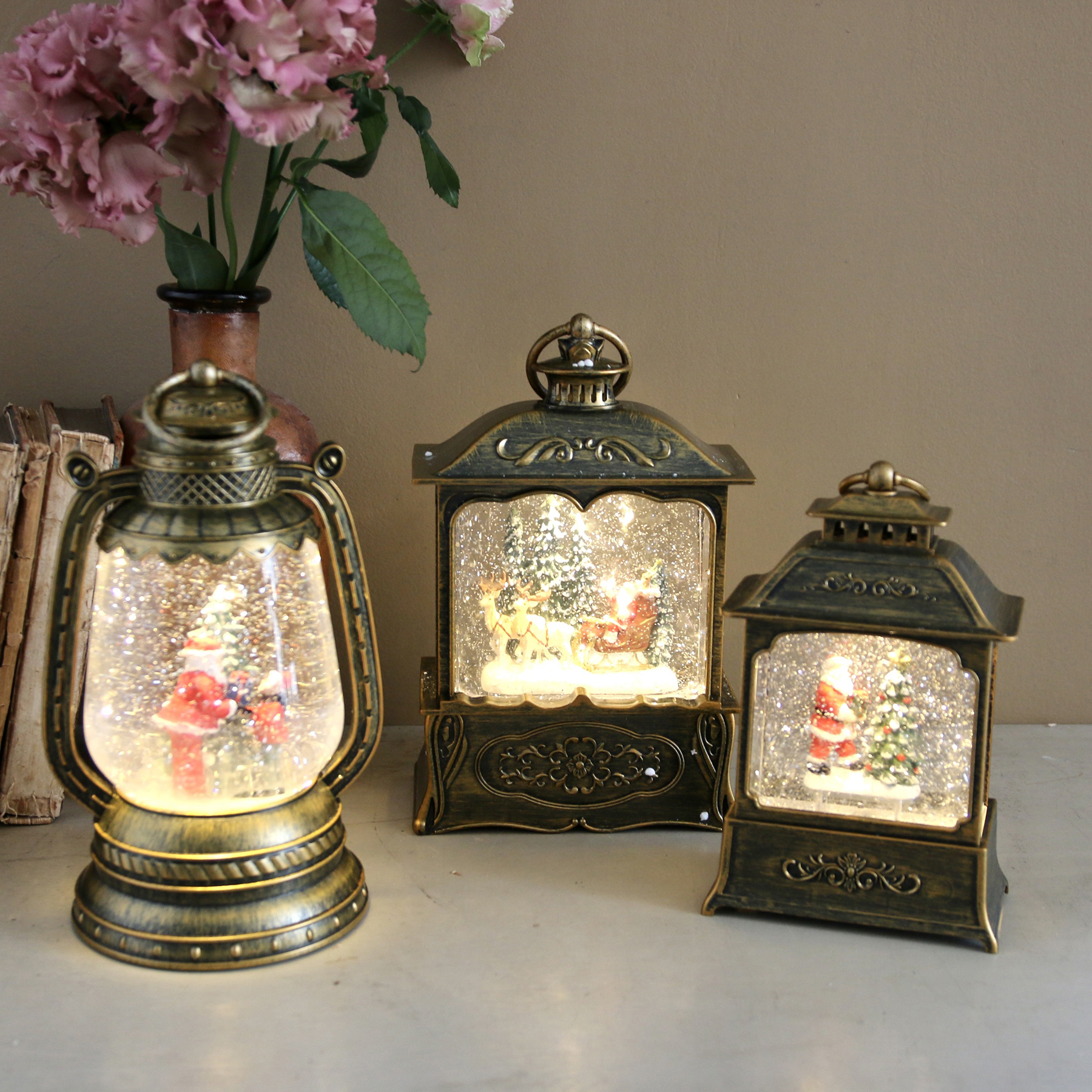 XMAS　P．４２～４６　クリスマスオイルツリー　スノーイングライト