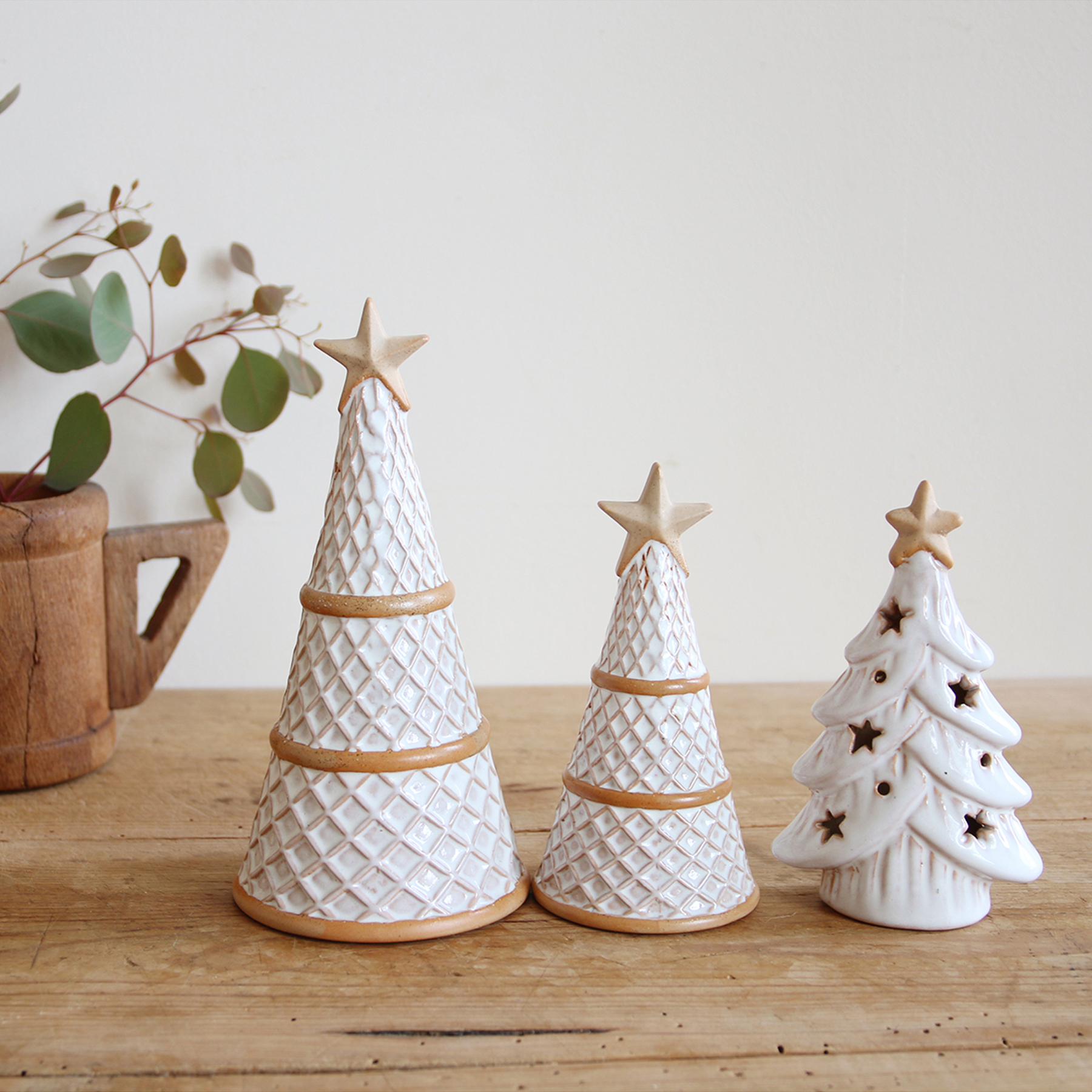 XMAS　P．６～８　セラミックオブジェ