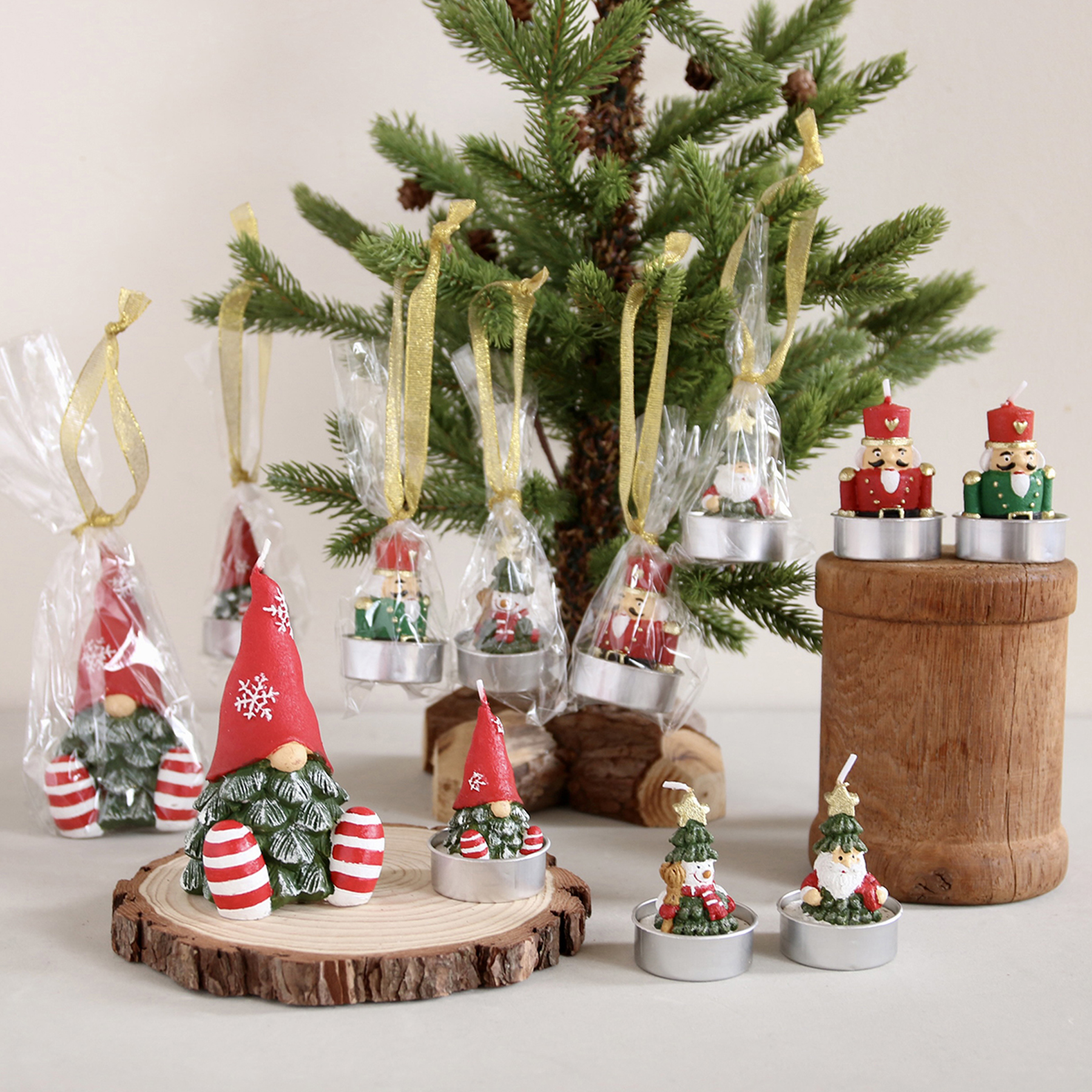 XMAS　P．１４　ラッピングキャンドル