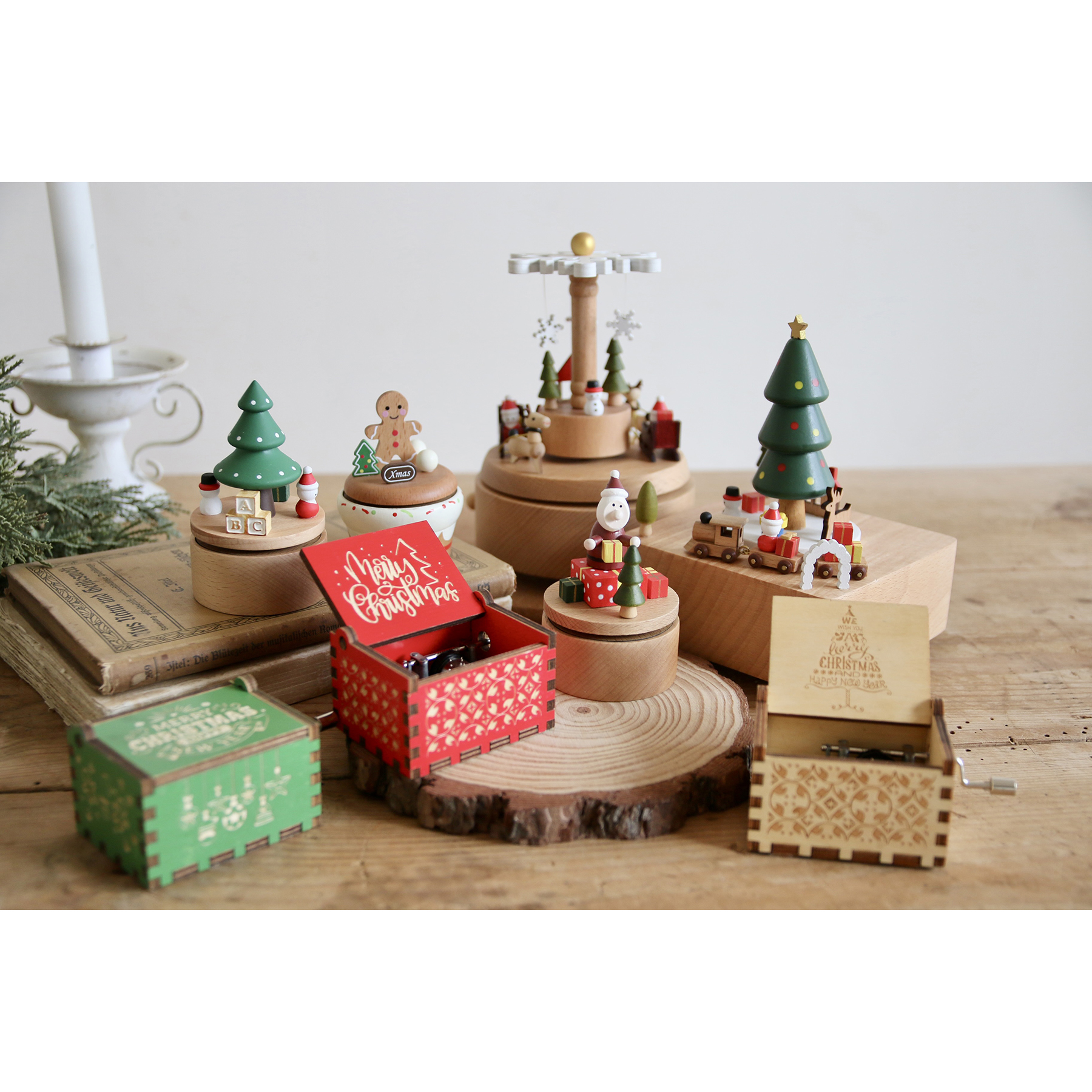 XMAS　P．１０　木製オルゴール