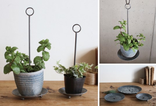 P．８０　ブリキハンギングソーサー