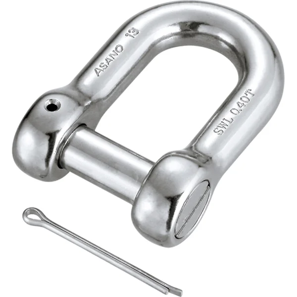 浅野 沈みシャックル（割りピン付）