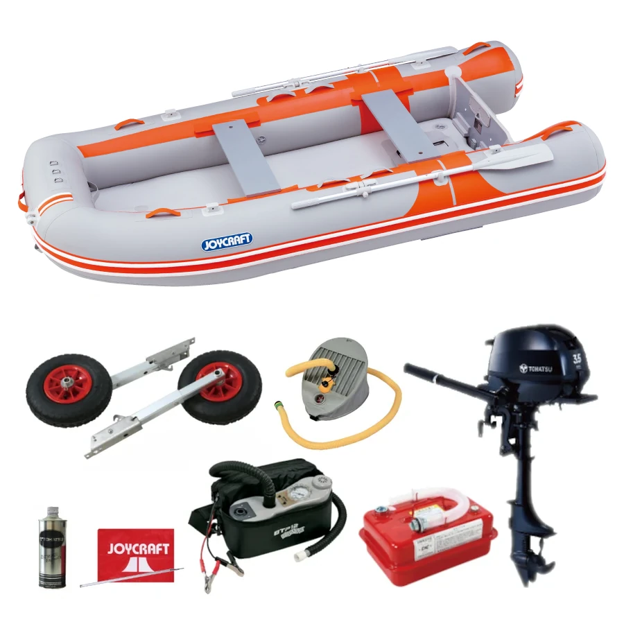 オレンジペコ323ワイド（JOP-323W） SSセット 5人乗り ジョイクラフト ゴムボート