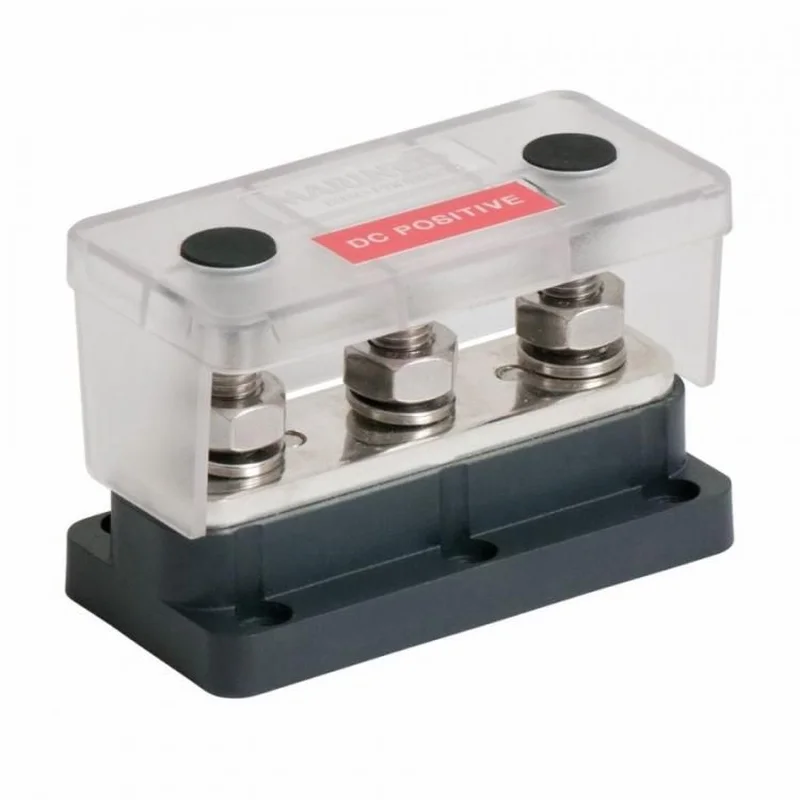 BEP HD 3 stud バスバー W/cover 650Amp (777-BB3S-650-B)