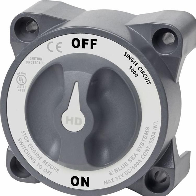 BlueSea HDパワーバッテリースイッチ ON-OFF