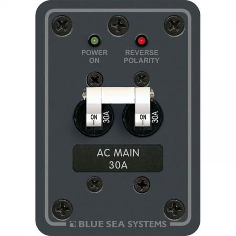 BlueSea AC メインスイッチ ダブルポール 30A - 50A