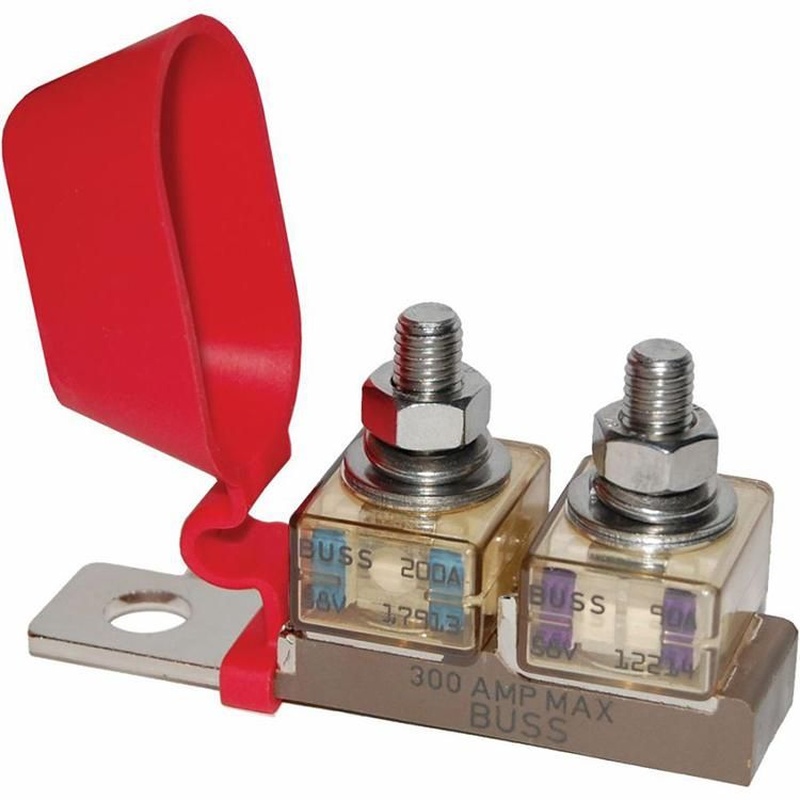 BlueSea ヒューズ ブロックターミナル 2 stad 30-300 Amp (2151)