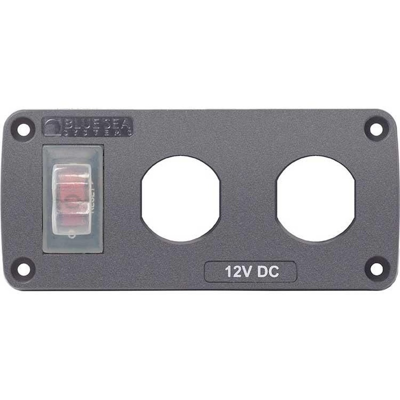 BlueSea DC OUT パネル2 Socket ブランク (4354)