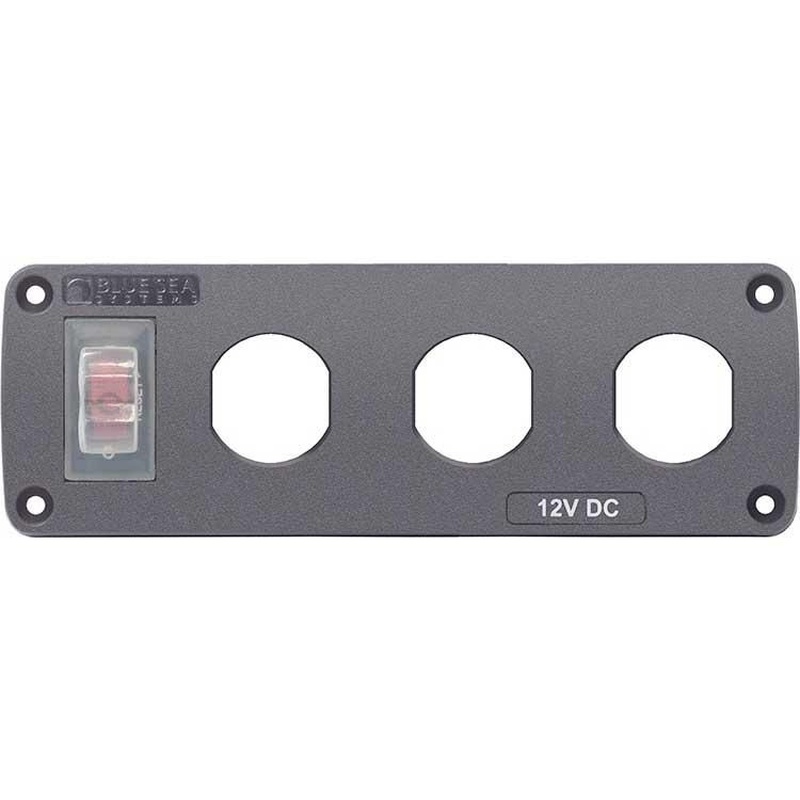 BlueSea DC OUT パネル3 Socket ブランク (4357)