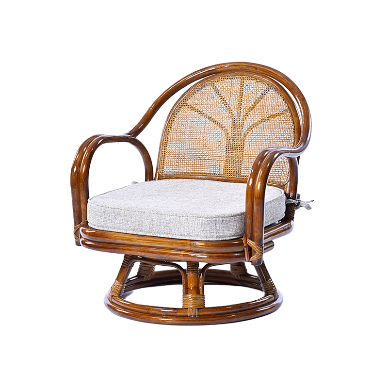 C631HRD ラタン回転チェア ロータイプ