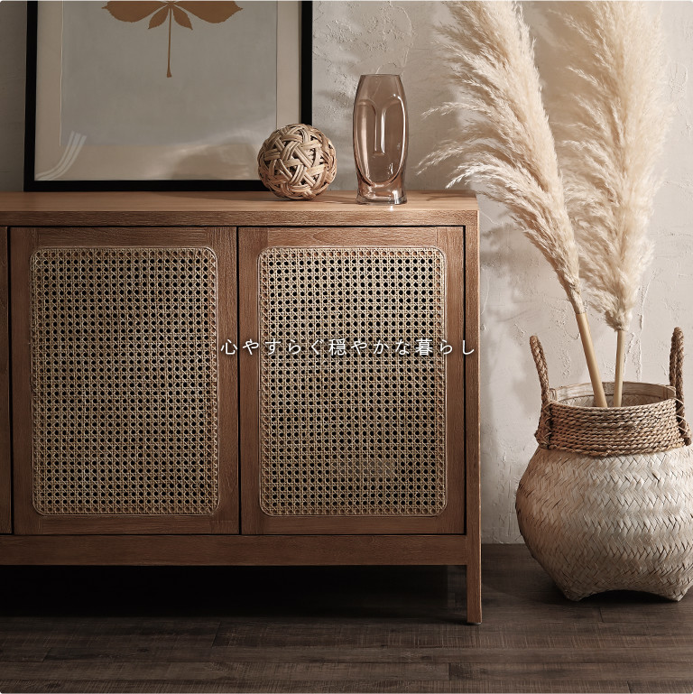 ラタンラウンドケース dorayaki＿2 / rattan round case / 籐の小物入れ ぽてっと シャーレ        