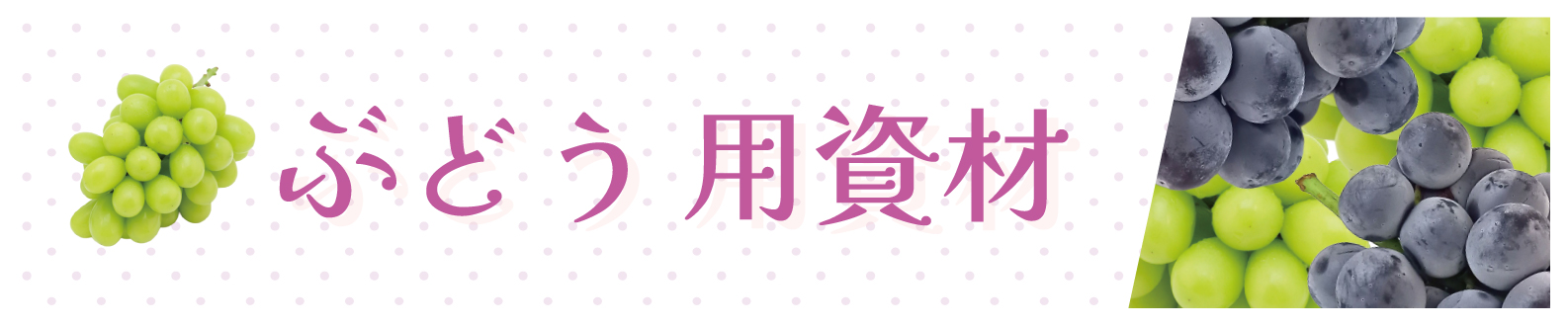 ぶどう用資材