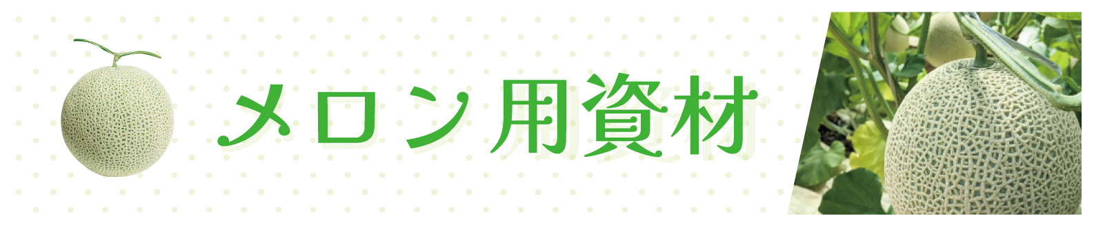 メロン用資材