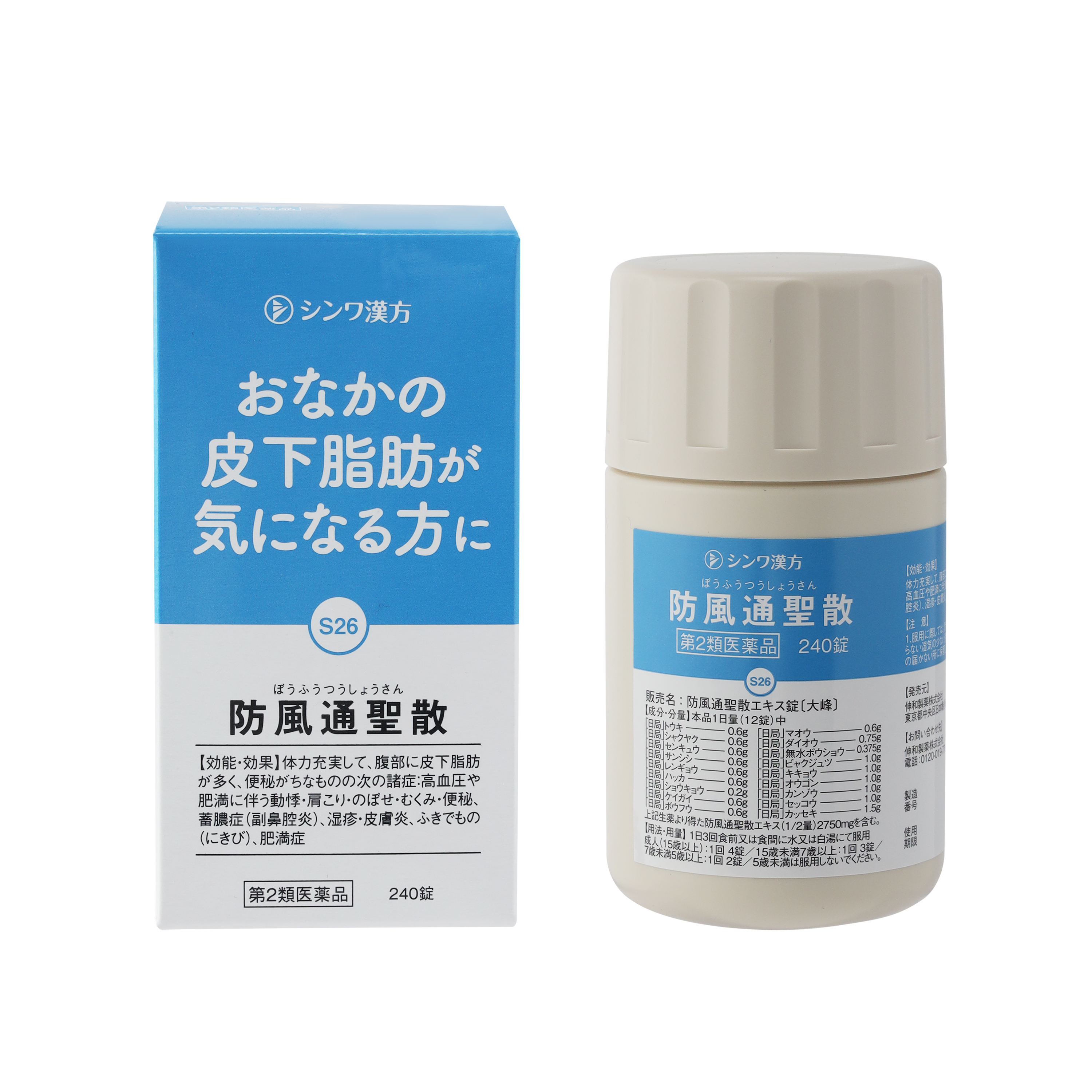 防風通聖散シンワ（ぼうふうつうしょうさん）