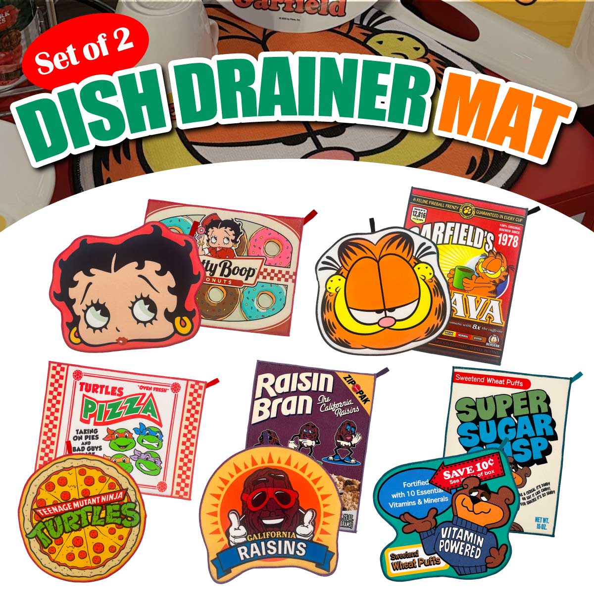 【気分に合わせて着せ替え☆】【アメリカンキッチン！】DISH DRAINER MAT■水切りマット