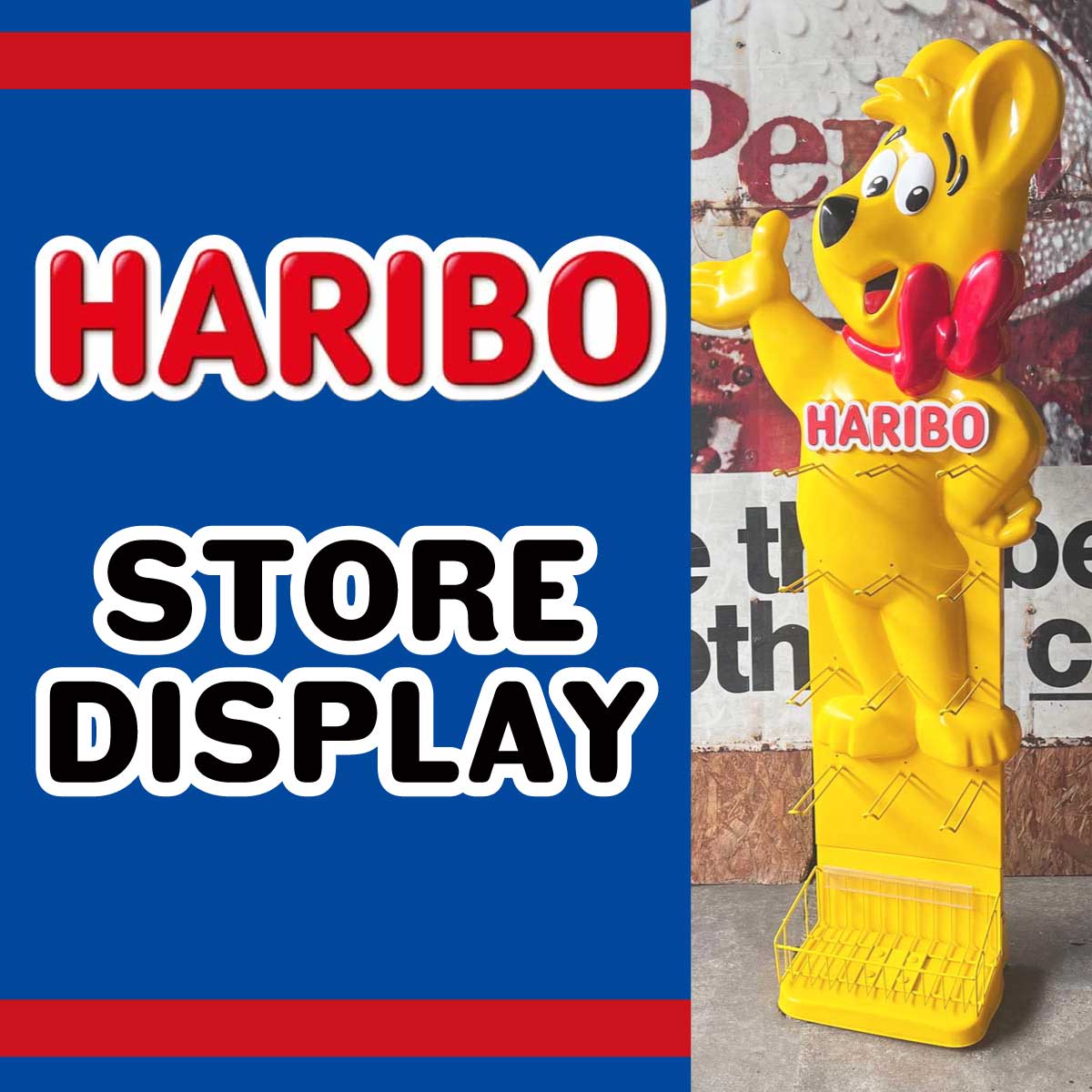 【希少 激レア☆】【入手困難！非売品！】HARIBO ハリボー 店舗用 ラック 什器◼︎HARIBO ストアディスプレイ