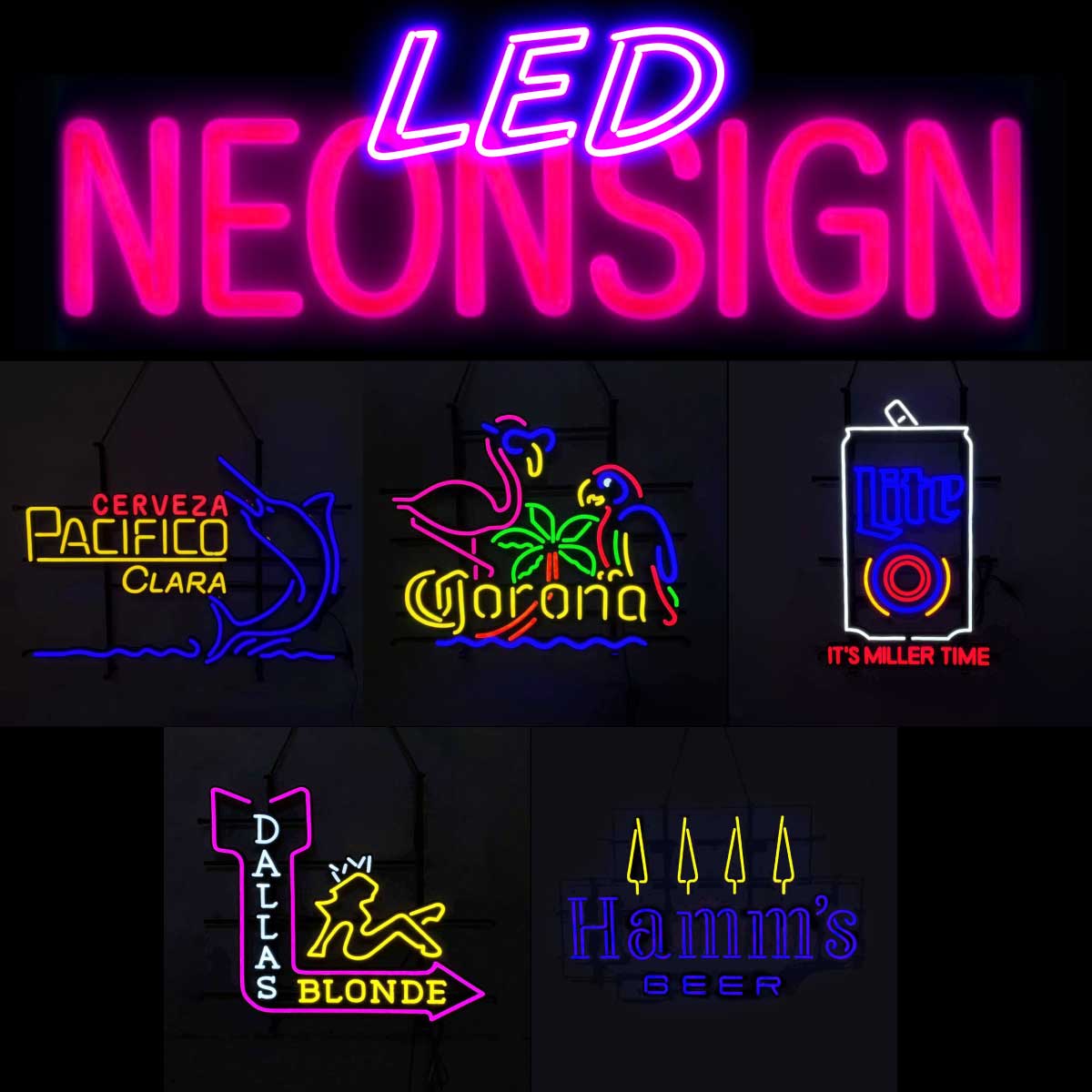 【新時代のネオンサイン！】【手軽にSNS映え☆】LED NEON SIGN　■ LED ネオンサイン
