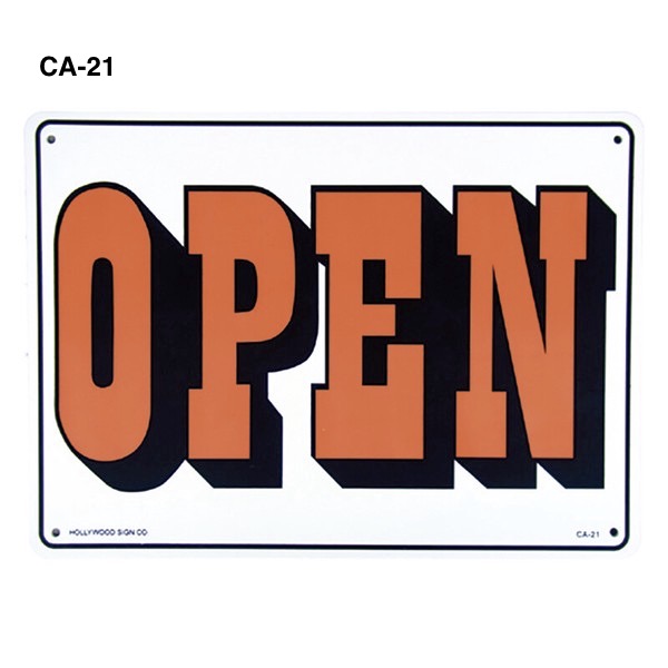 【店舗ディスプレイ】AMERICAN プラスティックサインボード【OPEN CLOSE 両面】 プラサイン PLASTIC SIGN ...