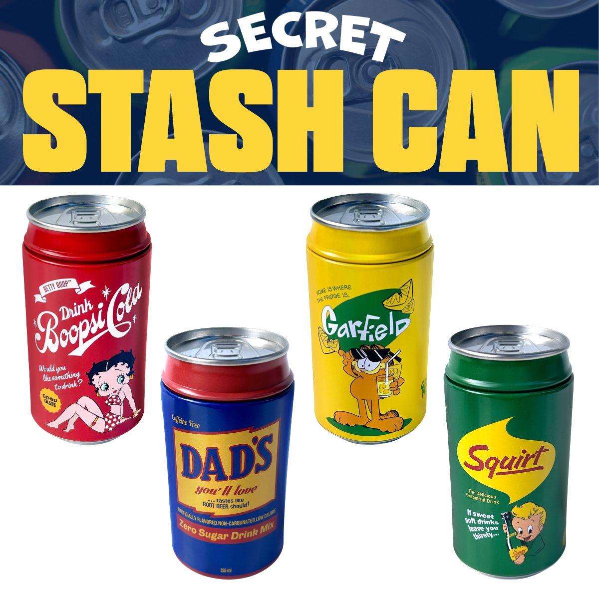 【秘密の収納☆】【本物そっくり！サプライズ！！】 SECRET STASH CAN ■シークレットスタッシュ缶
