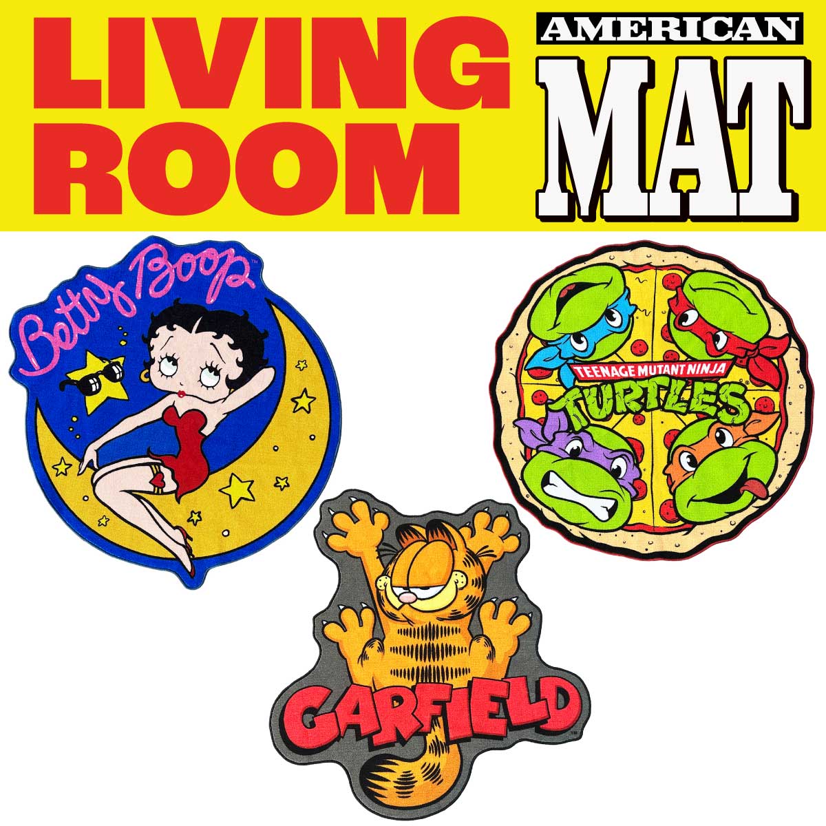 【大判サイズ！】【ふかふか肌触りGOOD☆】AMERICAN LIVINGROOM MAT■アメリカンリビングルームマット