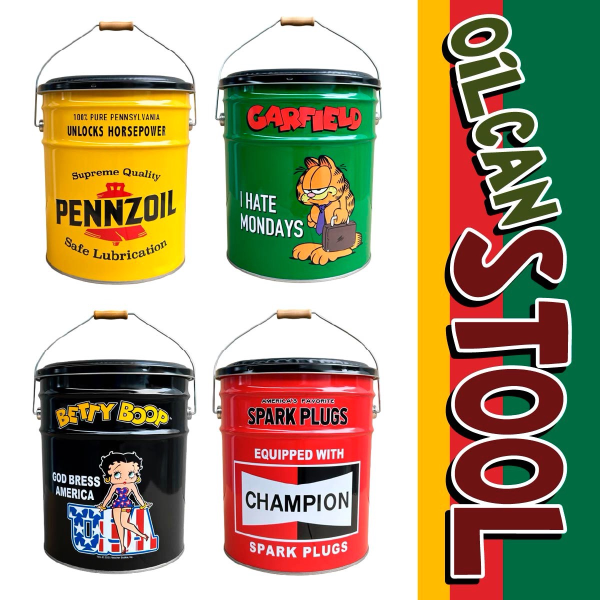 【座れるオイル缶☆】【オシャレに魅せる収納！】アメリカン OIL CAN STOOL ◾️オイル缶スツール