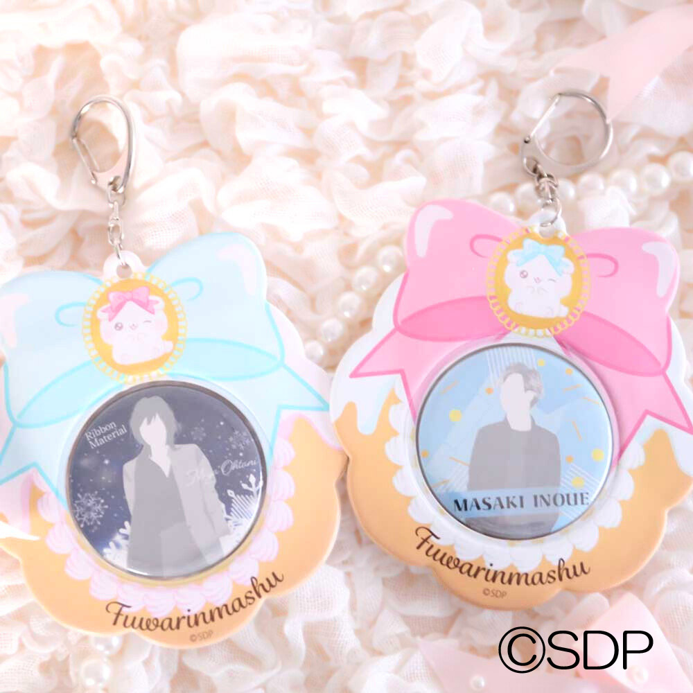 ふわりんましゅ 缶バッジホルダー