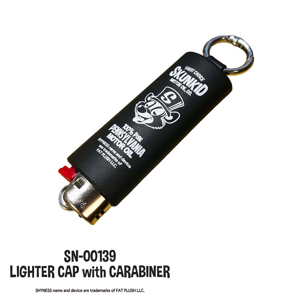 LIGHTER CAP WITH CARABINER　¥800
