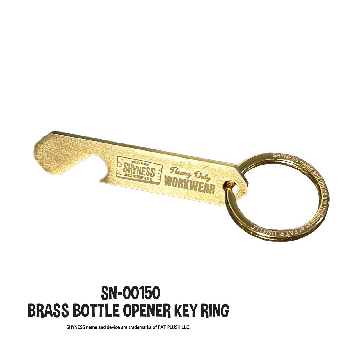 BRASS BOTTLE OPENER KEY RING　¥1600