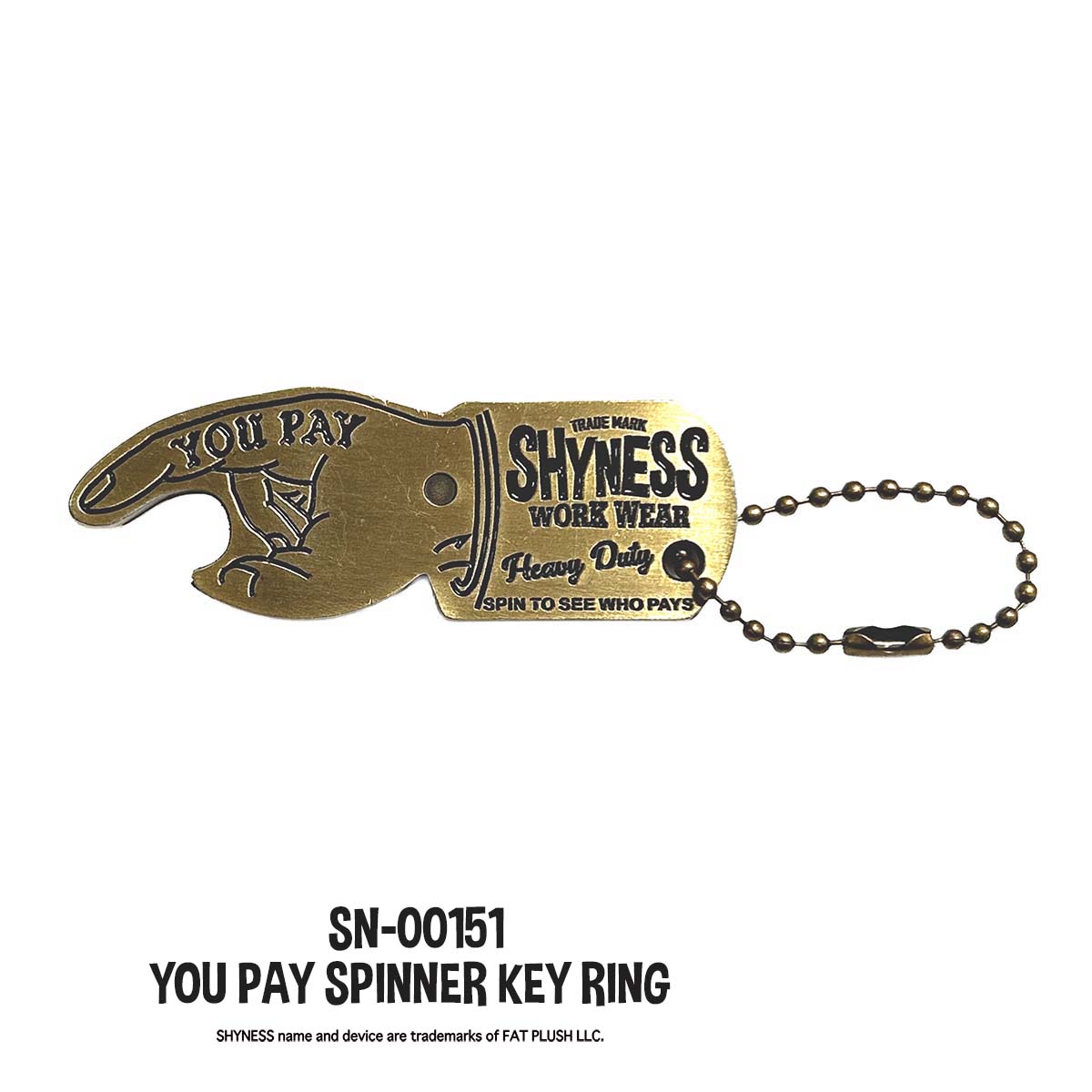 YOU PAY SPINNER KEY CHAIN　¥700