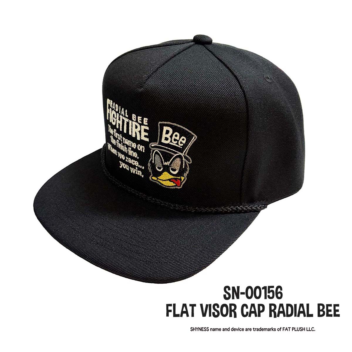 FLAT VISOR CAP RADIAL BEE　¥4500