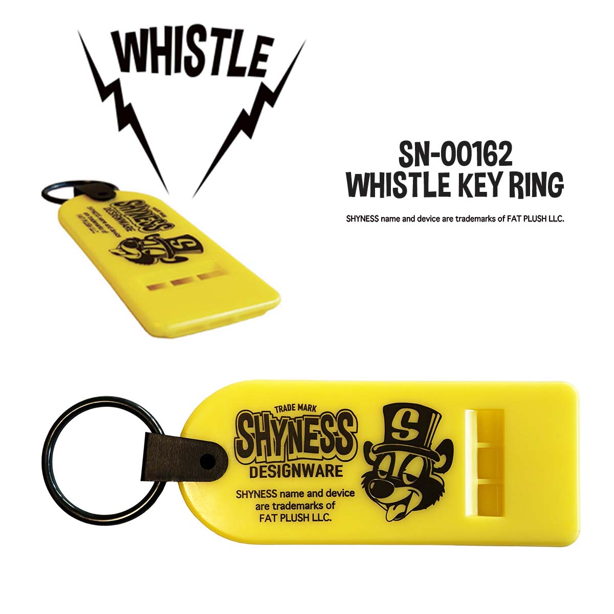 WHISTLE KEY RING　¥480
