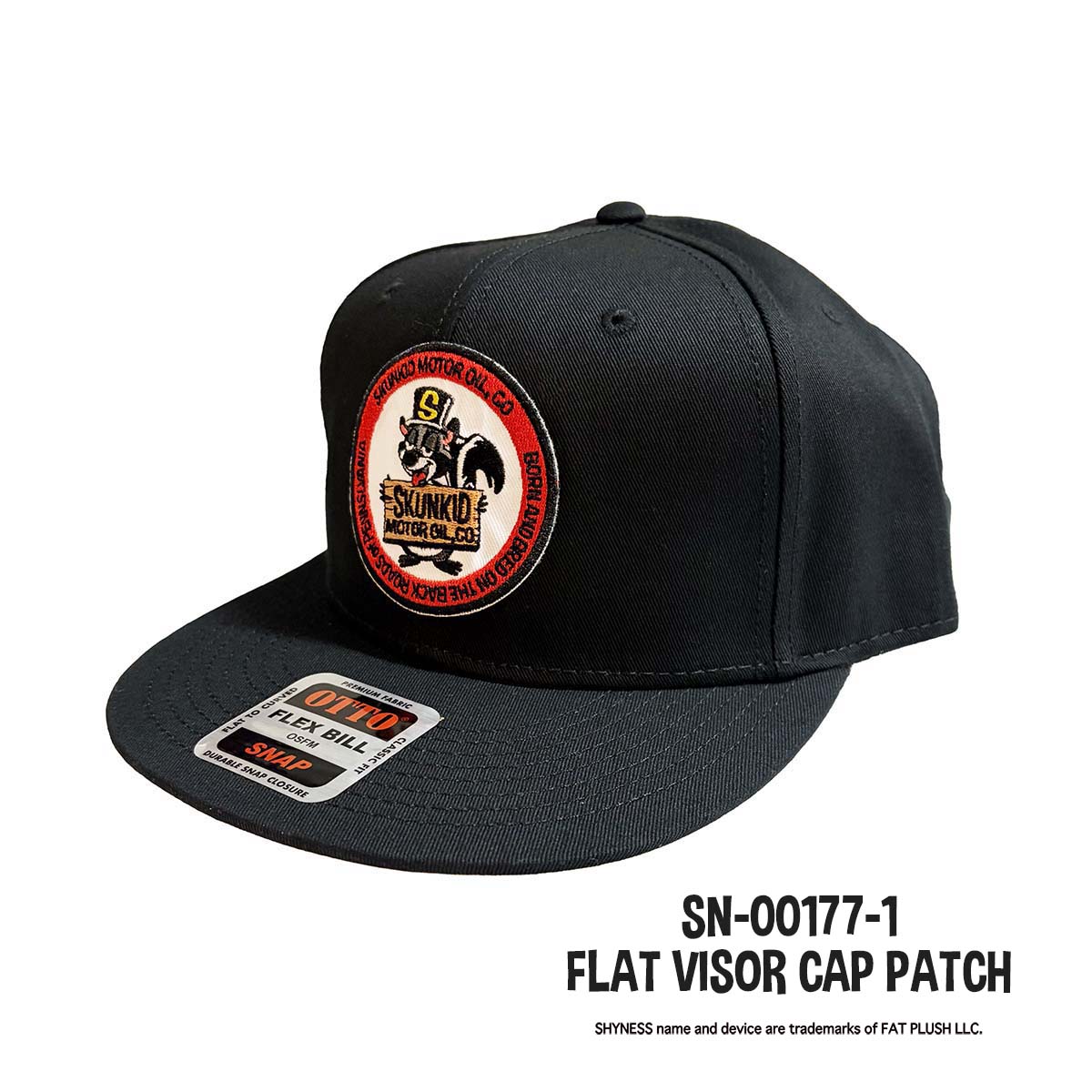 FLAT VISOR CAP PATCH　¥4500
