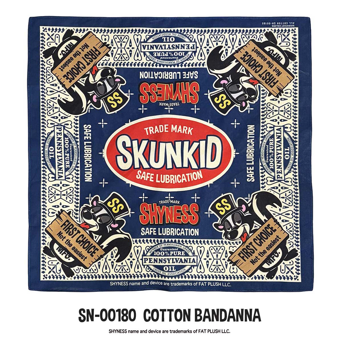 COTTON BANDANNA　¥1000