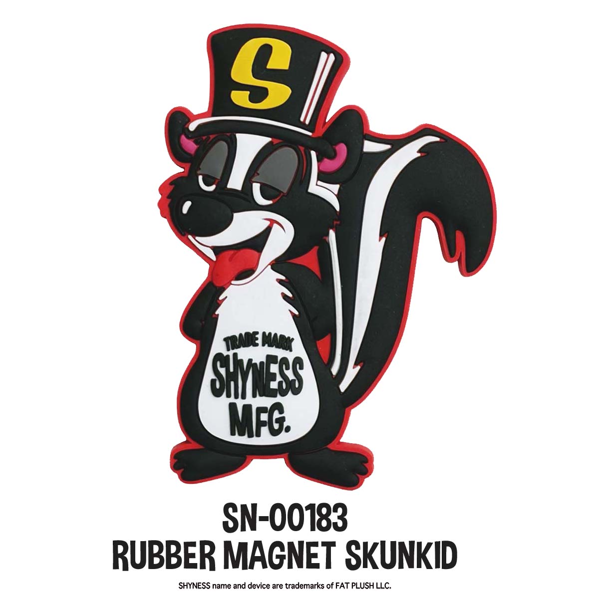 RUBBER MAGNET SKUNKID　¥780