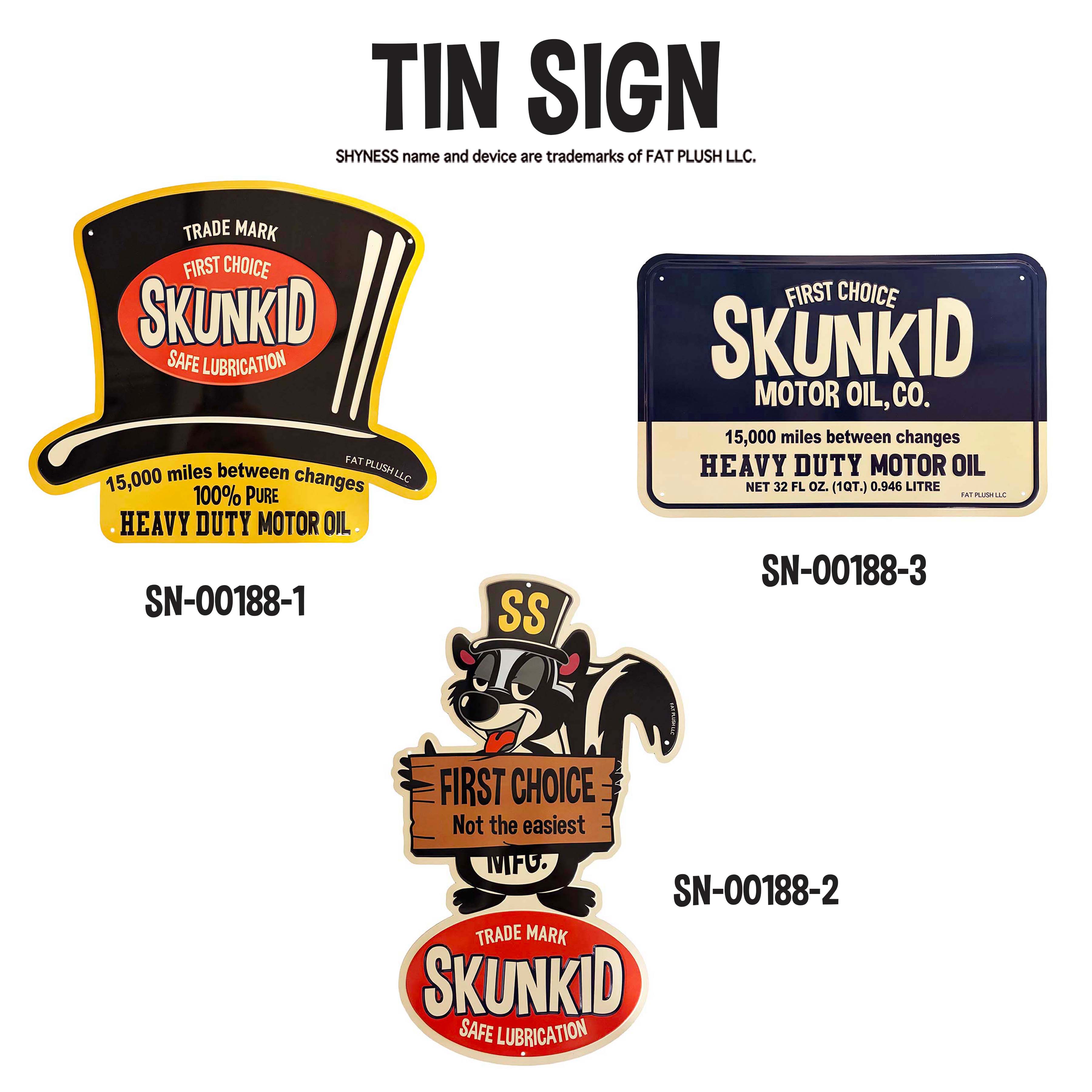 TIN SIGN　¥2500