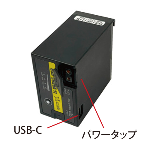 NEP DVバッテリー Panasonic VW-VBR(VBD)シリーズ用 Li-VBR65-USB