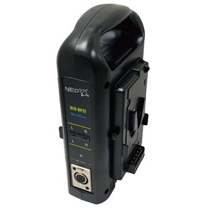 NEP Vマウント軽量2連同時充電器 BLB-BP2E