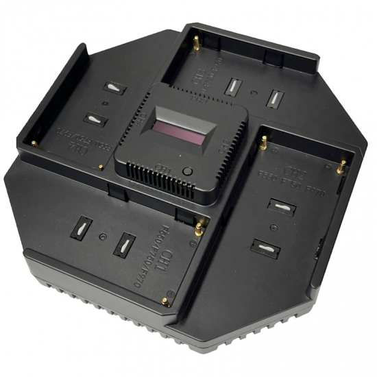 NEP DVバッテリー用4本同時急速充電器 CHDV-PDZ4