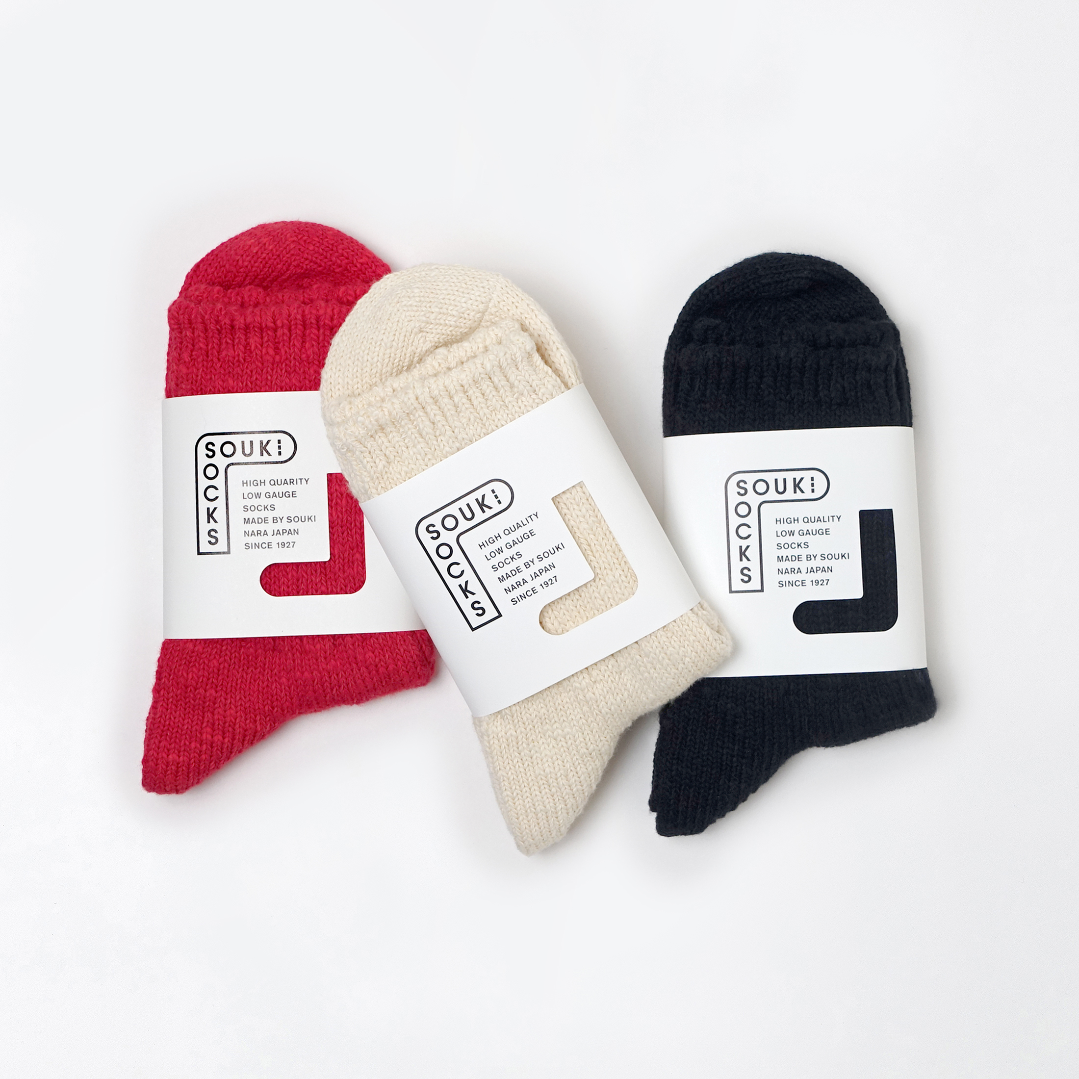 SOUKI SOCKS/CHUBBY コットンスラブミックス